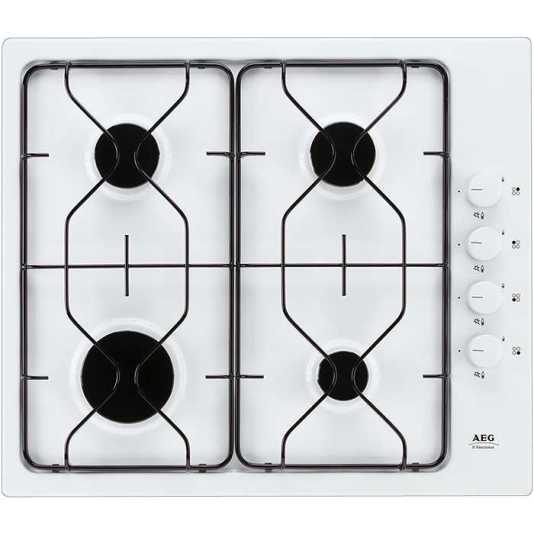 AEG 21602GW  White Gas Hob - DISCONTINUED 